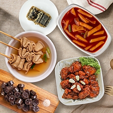 캠핑분식세트(떡볶이+순대+꼬지어묵탕+닭강정+김말이)