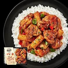 온더고 숯불향 바베큐치킨덮밥(냉동/341g)
